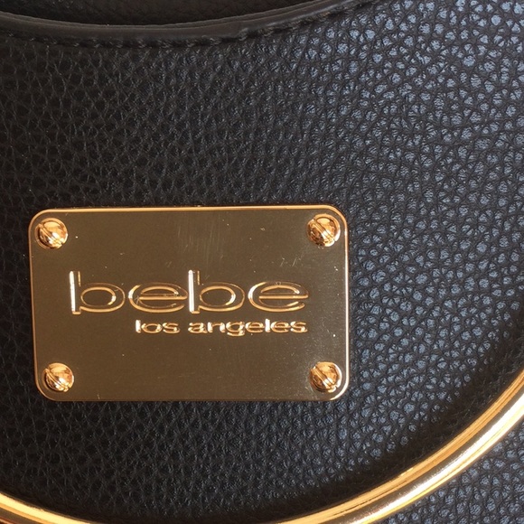 NWT Bebe Los Angeles Zsa Zsa Black Shopper - Picture 13 of 16